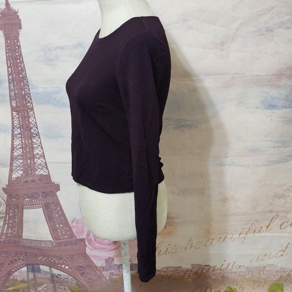 Forever 21 Deep Purple Long Sleeve Top - Picture 5 of 7